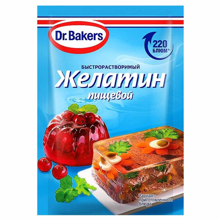 Желатин Dr.Bakers 10гр м/у