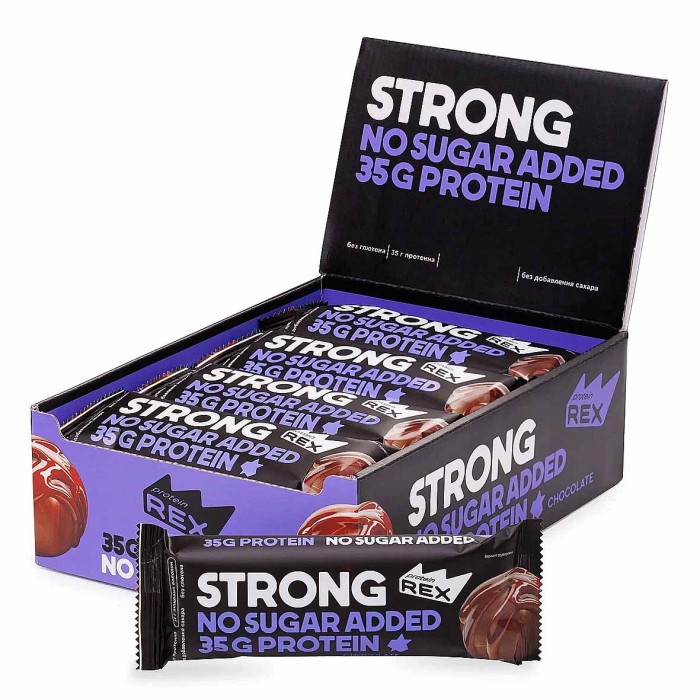 Батончик протеиновый Strong Шоколадный 100гр м/у
