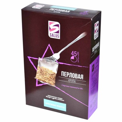 Крупа перловая Salus 400гр к/у