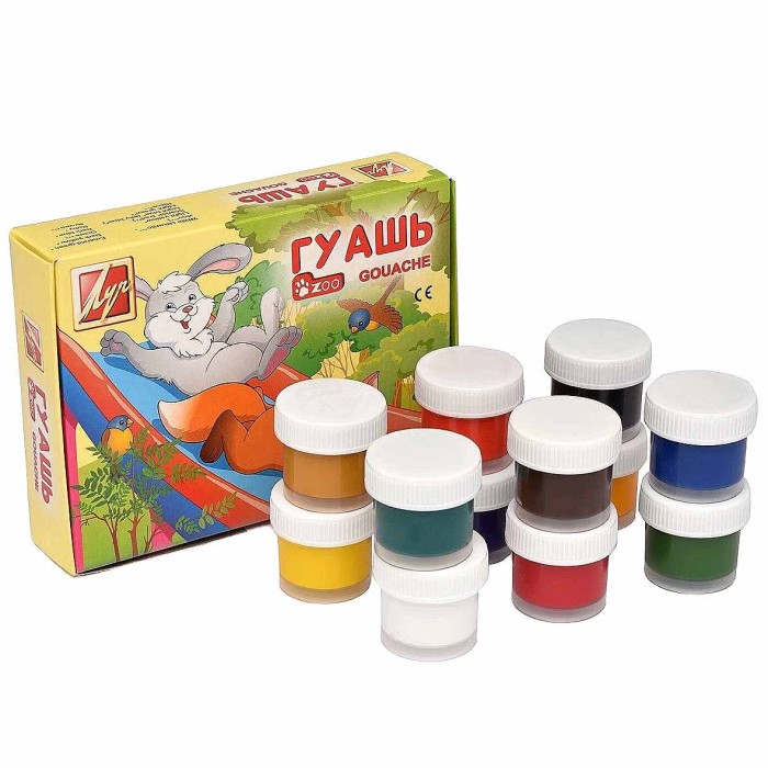 Краски гуашевые Луч ZOO 12цв арт19С 1252-08