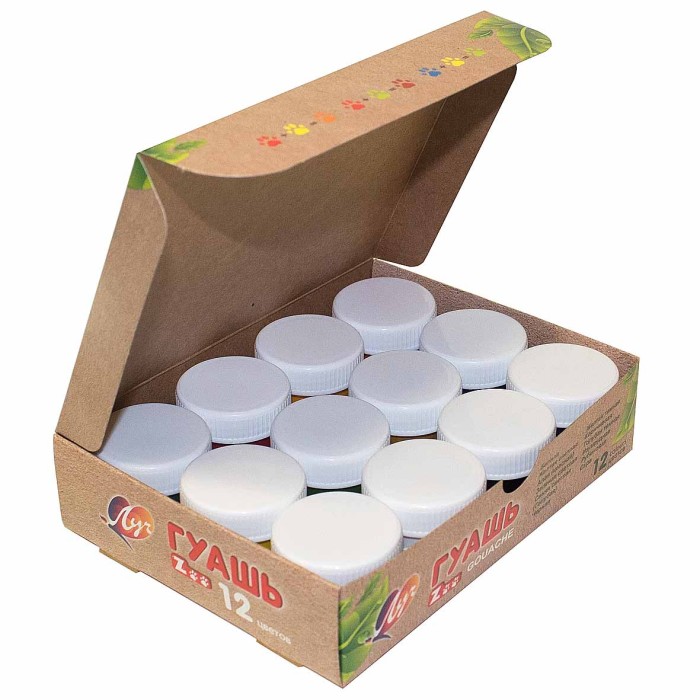 Краски гуашевые Луч ZOO 12цв арт19С 1252-08