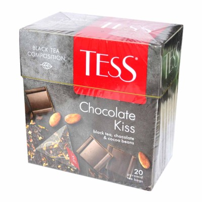 Чай Tess Chocolate Kiss черный 20*1,8гр к/у