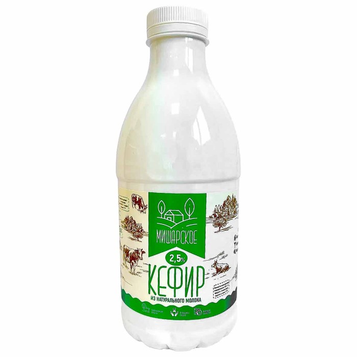 Кефир Мишарское 2,5%  0,9л пэт