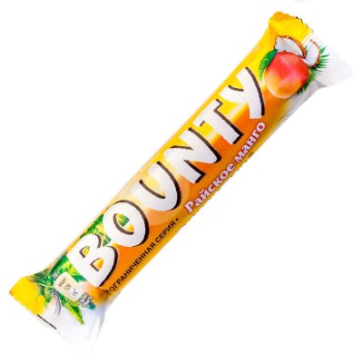 Батончик Bounty Райское манго 55гр м/у