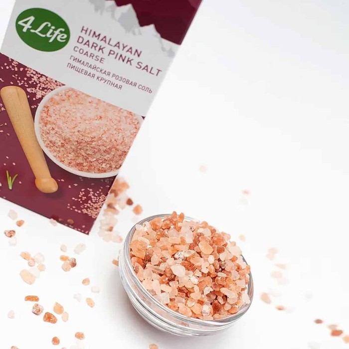 Соль гималайская 4Life розовая крупная 500гр к/у