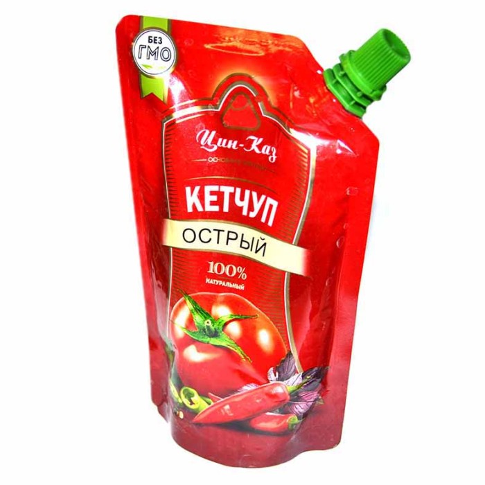 Кетчуп Цин-Каз Острый 150гр д/п