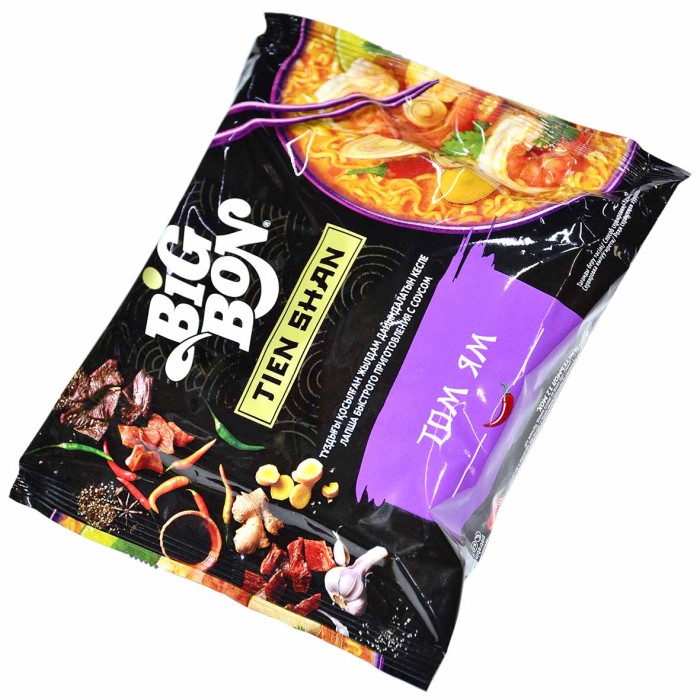 Лапша BigBon с соусом Том Ям 85гр м/у