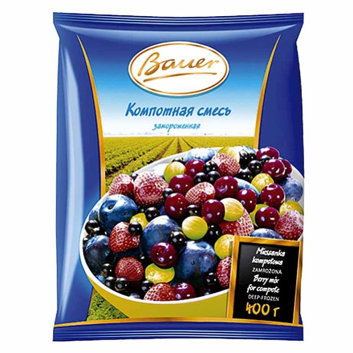 Смесь компотная Bauer 400гр м/у