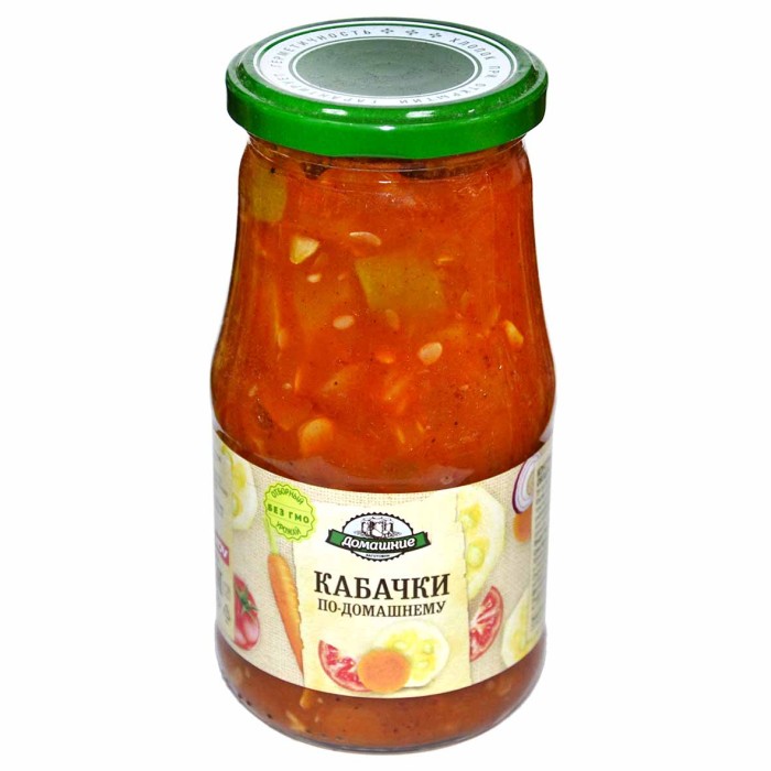 Кабачки Домашние заготовки по-домашнему 520гр ст/б