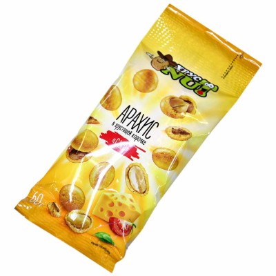 Арахис ХрустNUT в хрустящей корочке Сыр 60г м/у