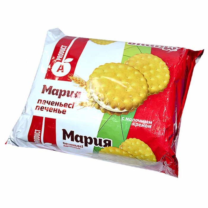 Печенье A-Product Мария с молочным кремом 360гр м/у