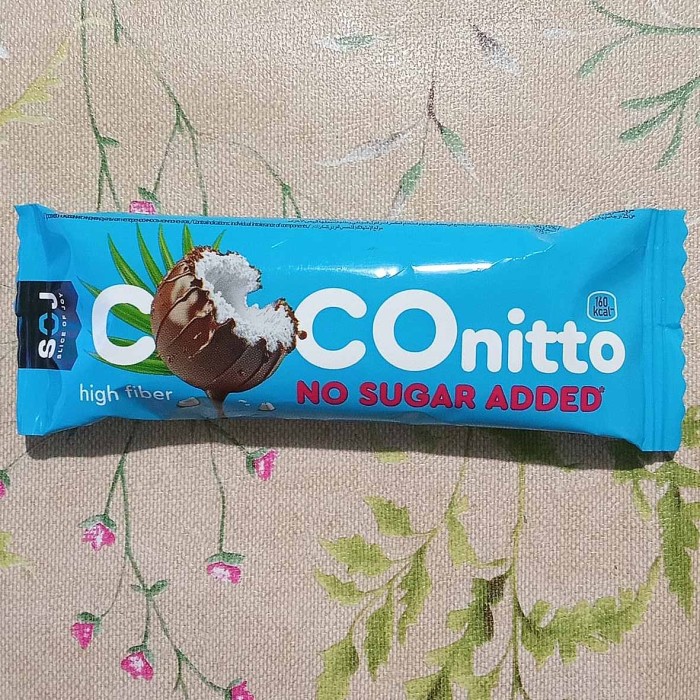 Батончик кокосовый Soj COCOnitto Ванильно-сливочный без сахара 40гр м/у