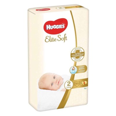 Подгузники Huggies Elite Soft OD 2 Jumbo 50шт м/у