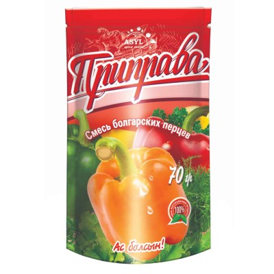 Приправа Asyl смесь болгарских перцев 70гр м/у