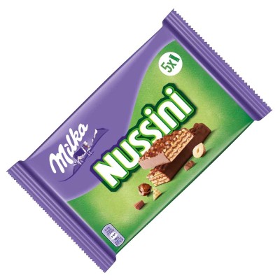 Вафли Milka Nussini с фундуком 155гр м/у