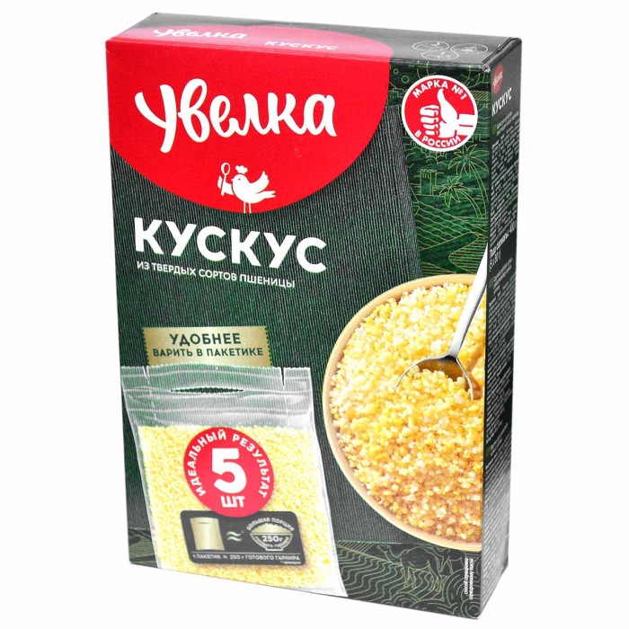 Кускус Увелка 5*80гр к/у