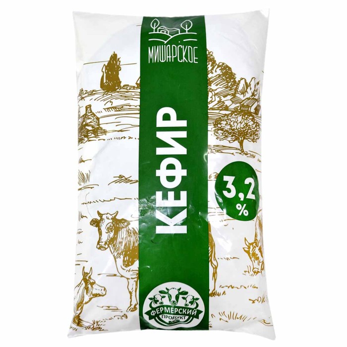 Кефир Мишарское 3,2% 0,9л ф/п