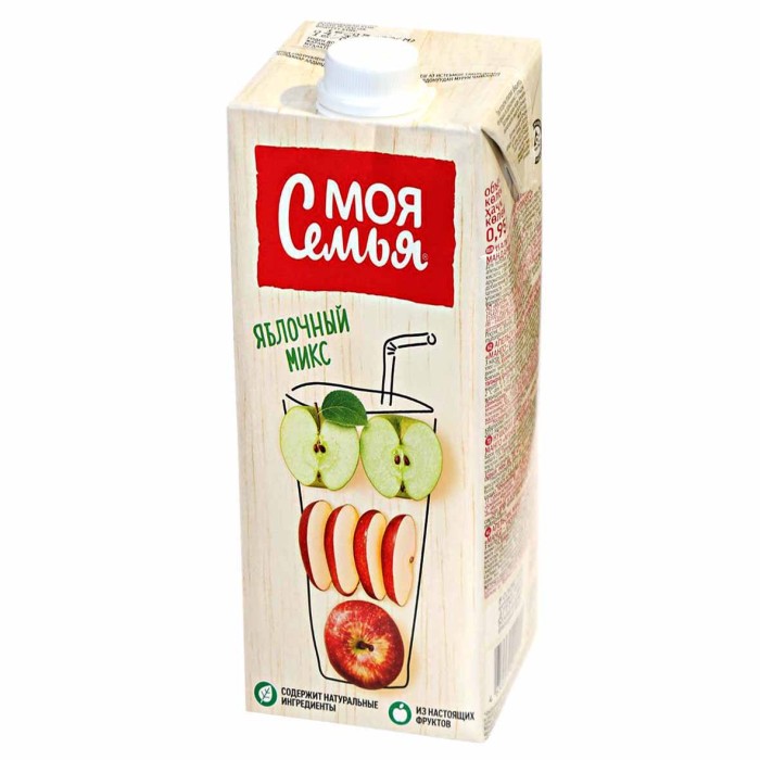Нектар Моя семья яблочный микс 0,95л т/п