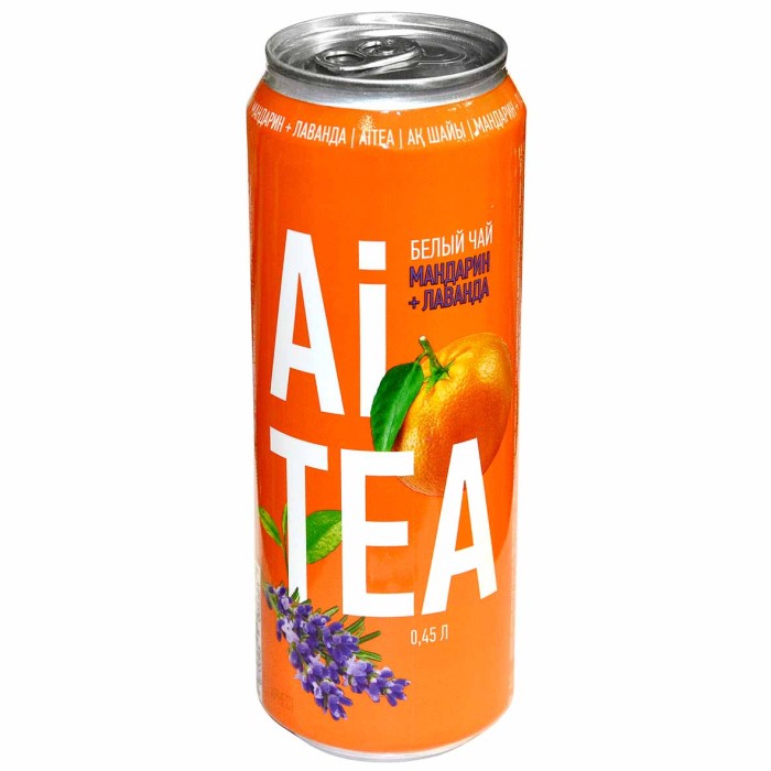 Чай Ai Tea мандарин-лаванда белый 0,45л ж/б