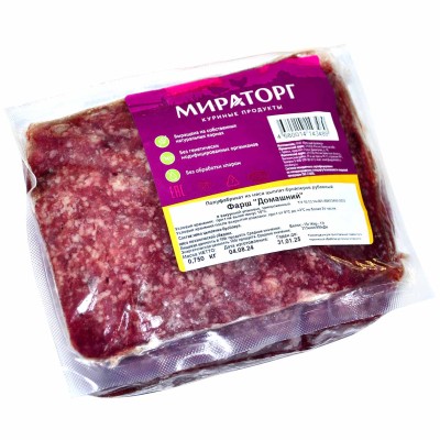 Фарш Мираторг куриный Домашний 750гр в/у