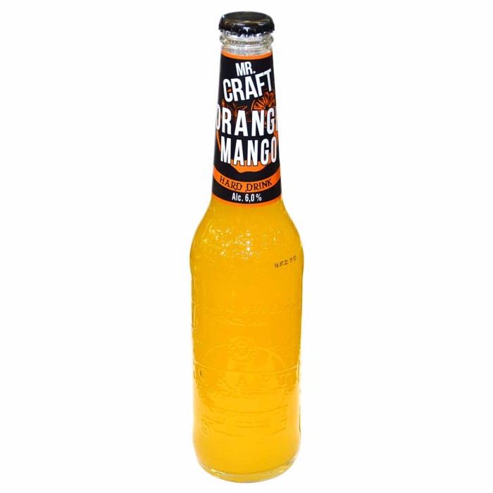 Коктейль слабоалкогольный Mr.Craft orange&mango flavour 0,42л ст/б