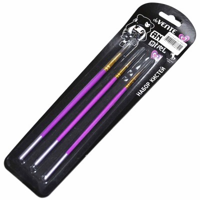 Набор кистей deVente Anime gerl пони №2,4,7 3шт арт8072413 к/у