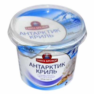 Паста Санта Бремор Антар-Криль сливочно-чесночный 150гр пэт