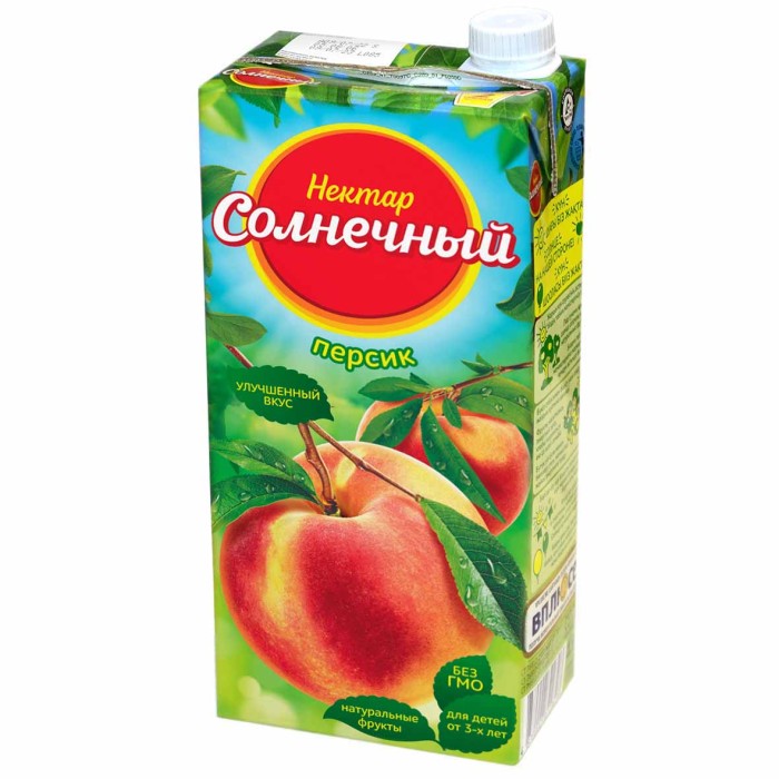 Нектар Солнечный персик 1,9л т/п