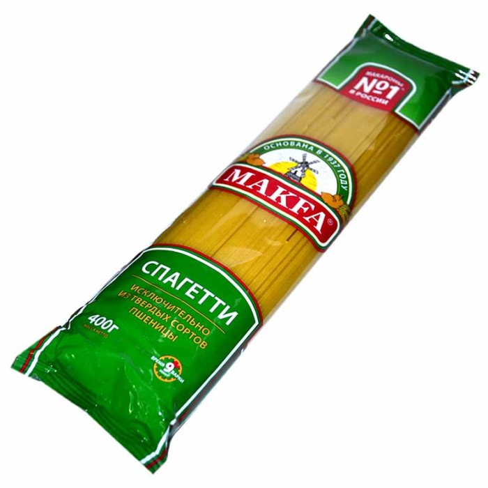 Макароны Makfa спагетти 400гр м/у