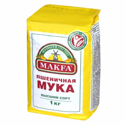 Мука Макfа пешничная в/с 1кг м/у