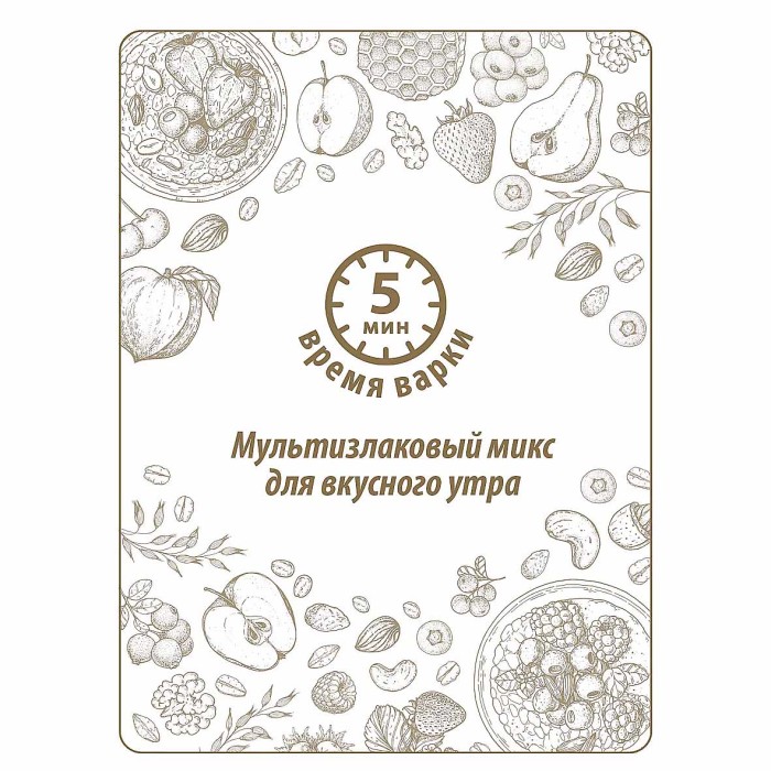 Хлопья Makfа 4 злака 400гр м/у