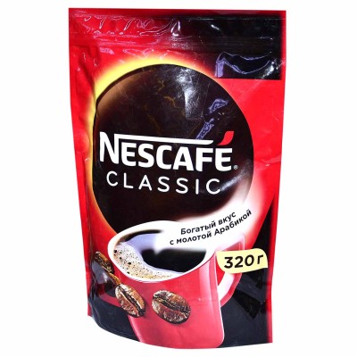 Кофе Nescafe Classic раст 320гр м/у