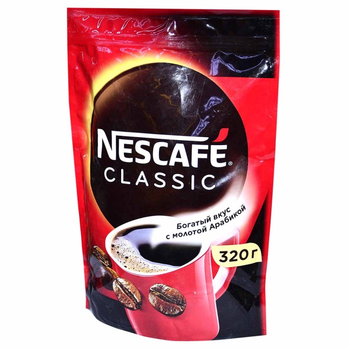 Кофе Nescafe Classic раст 320гр м/у
