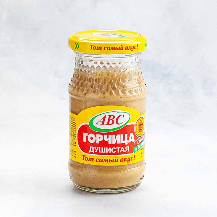 Горчица АВС Душистая 160гр ст/б