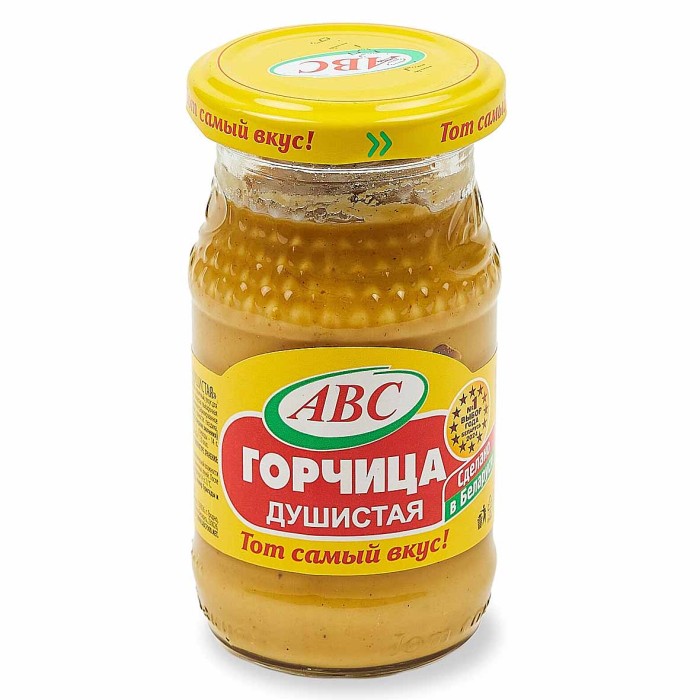 Горчица АВС Душистая 160гр ст/б