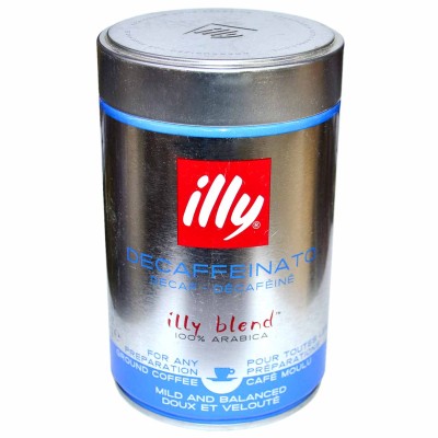 Кофе Illy молотый без кофеина 250гр ж/б