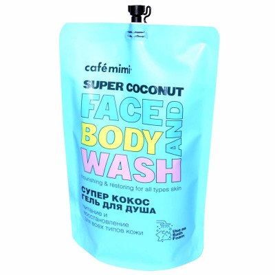 Гель для душа Cafe Mimi Super Fruit Супер кокос 450мл д/п