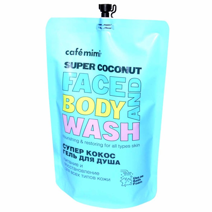 Гель для душа Cafe Mimi Super Fruit Супер кокос 450мл д/п
