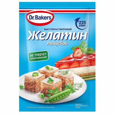 Желатин Dr.Bakers 30гр м/у