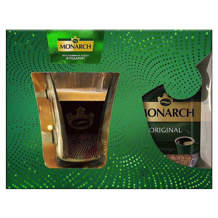 Кофе Jacobs Monarch Original растр 95гр +чашка в подарок к/у