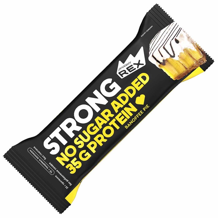 Батончик протеиновый Strong Баноффи пай 100гр м/у