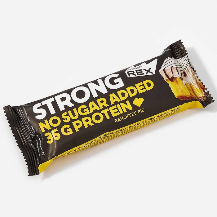Батончик протеиновый Strong Баноффи пай 100гр м/у