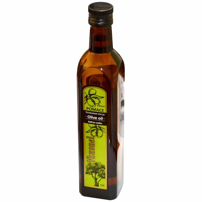 Масло оливковое Vkusnel Pomace 500мл ст/б