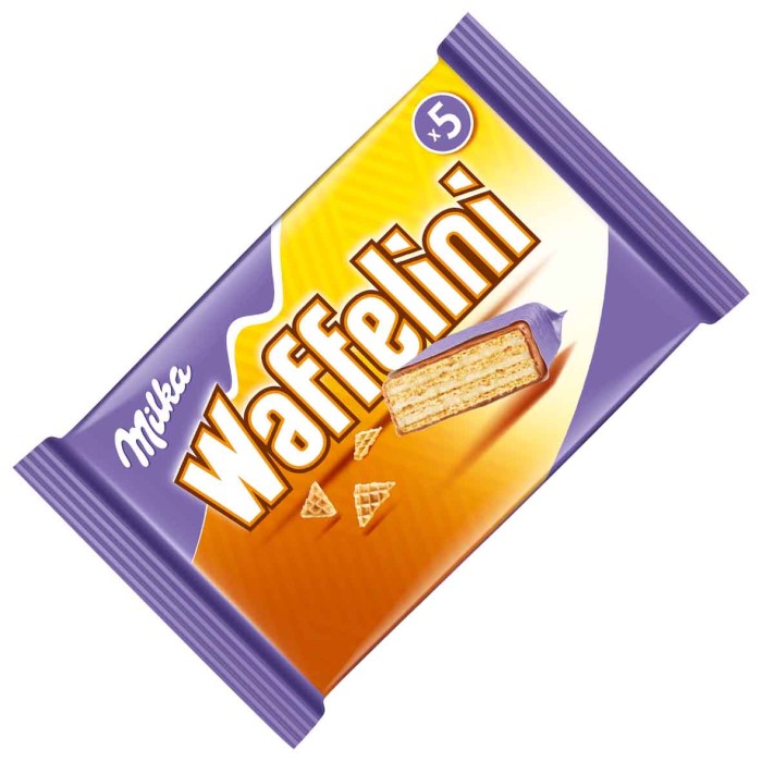 Вафли Milka Ваффелини молочная 155гр м/у