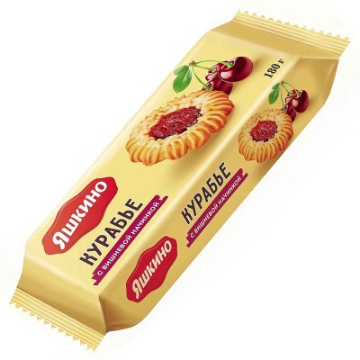 Печенье Яшкино Курабье сдобное 180гр м/у