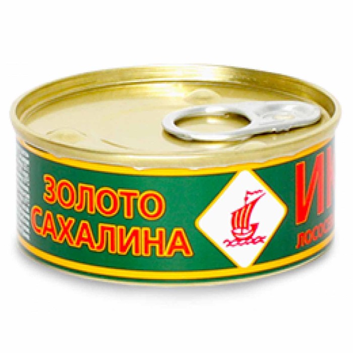Икра Золото Сахалина лососевая зернистая соленая 140гр ж/б
