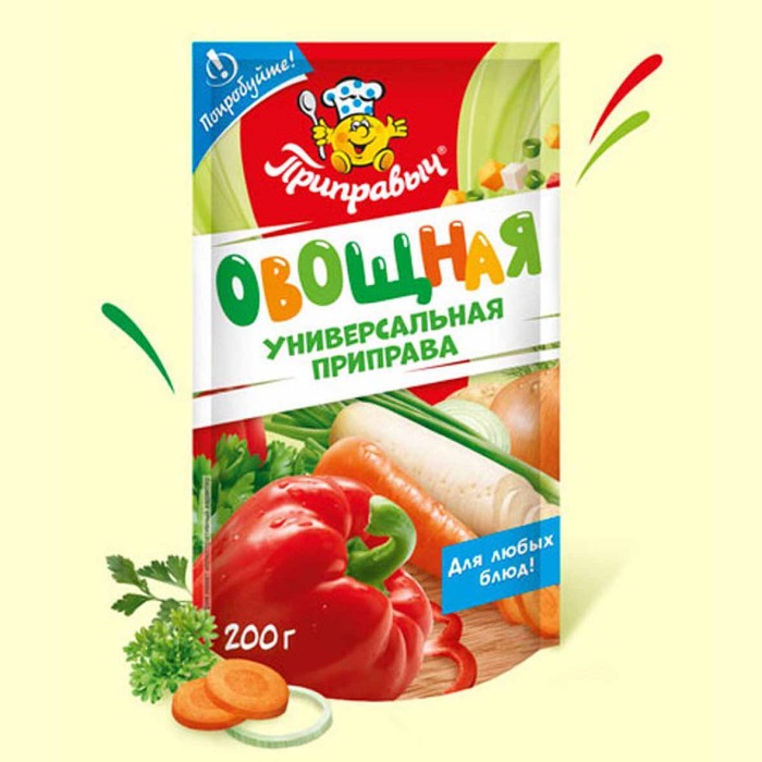 Приправа Приправыч универсальная овощная 200гр м/у