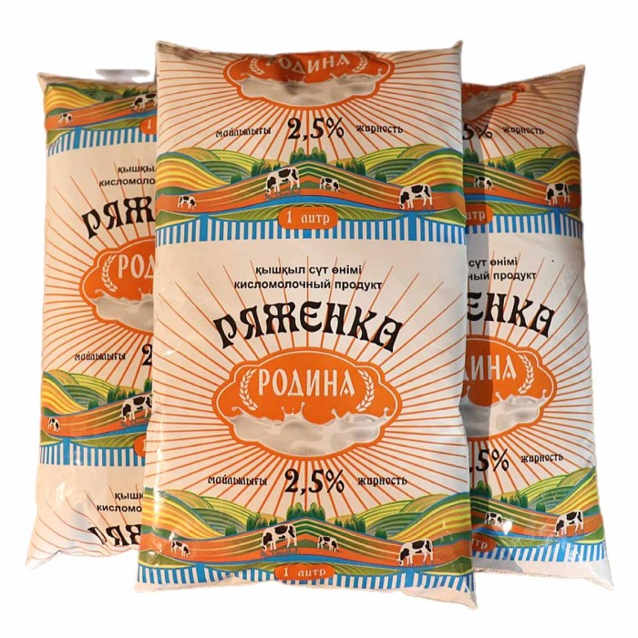 Ряженка Родина 2,5% 1л м/у