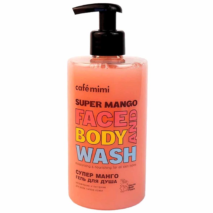 Гель для душа Cafe Mimi Супер манго 450мл пэт