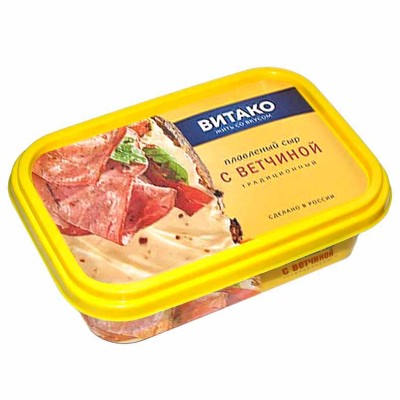 Сыр плавленый Витако с ветчиной 60% 200гр пэт